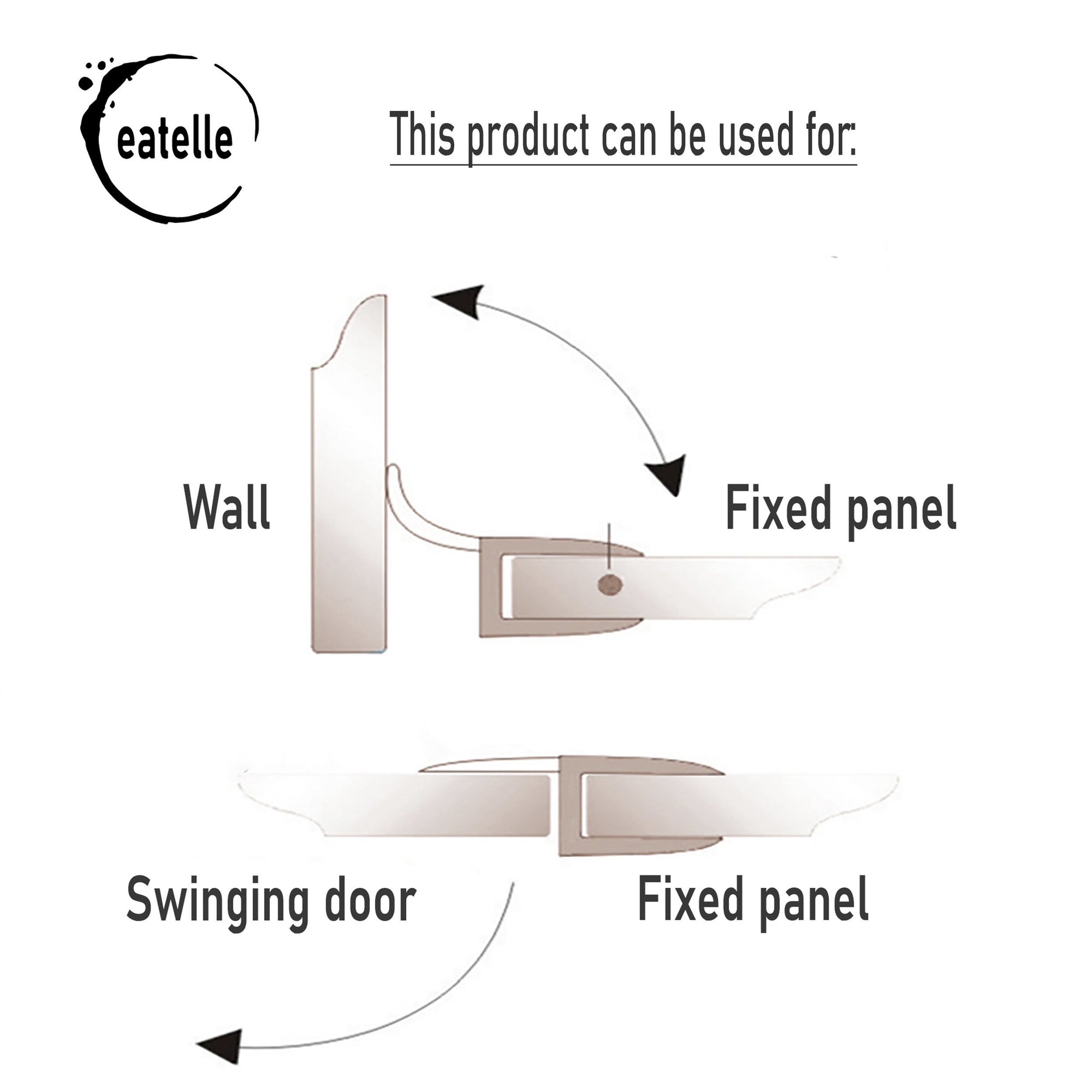 Shower Door Side Seal Strip for 1/2" Glass, "h" Jamb 78" in Long