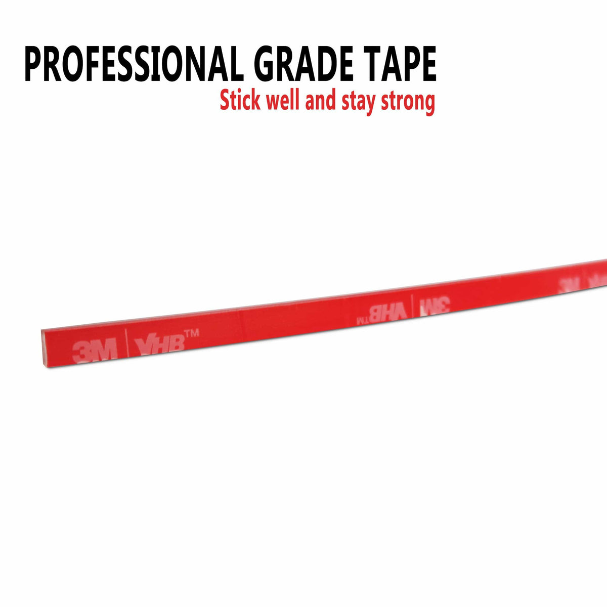 Vinyl Bulb Translucent Shower Door Seal for 1/4&quot; (6mm) Gap with Pre-Applied 3M Tape