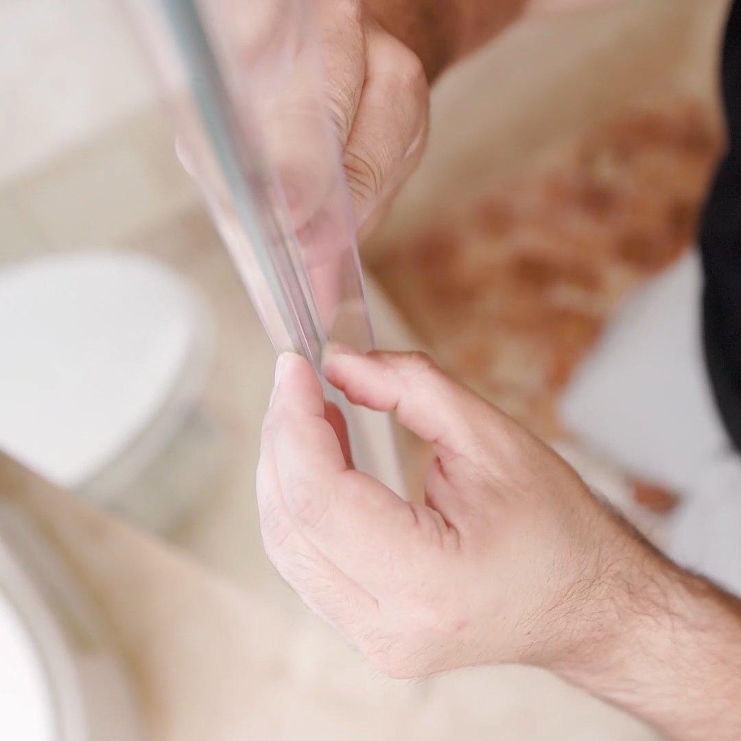 Shower Door Side Seal Strip for 3/8&quot; Glass, &quot;h&quot; Jamb 78&quot; Long